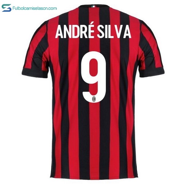 Camiseta Milan 1ª Andre Silva 2017/18